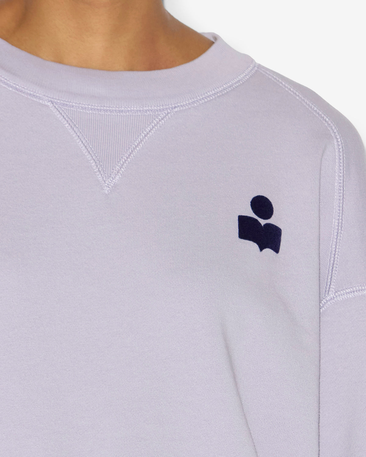 Sweatshirt margo Woman Lilac/dark navy 1