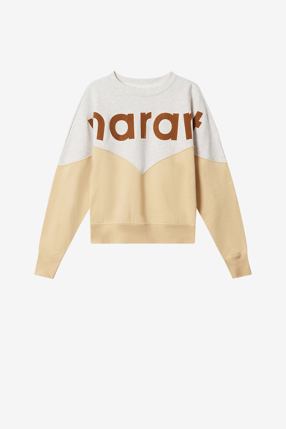 Sweatshirt en coton à logo millyny - Ocre clair - Woman - 1