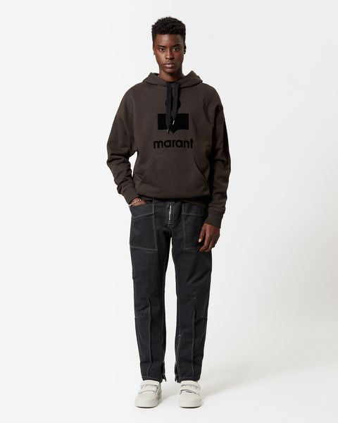 Sweatshirt miley Man Noir délavé 10