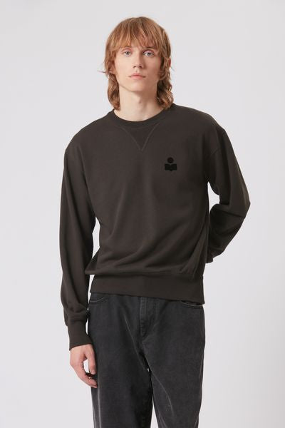 Sweatshirt logo mike - Noir délavé - Man - 4