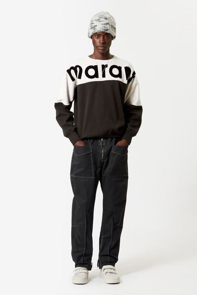 Sweatshirt marant howley - Noir délavé - Man - 3
