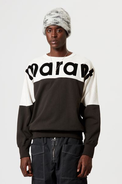 Sweatshirt marant howley - Noir délavé - Man - 7