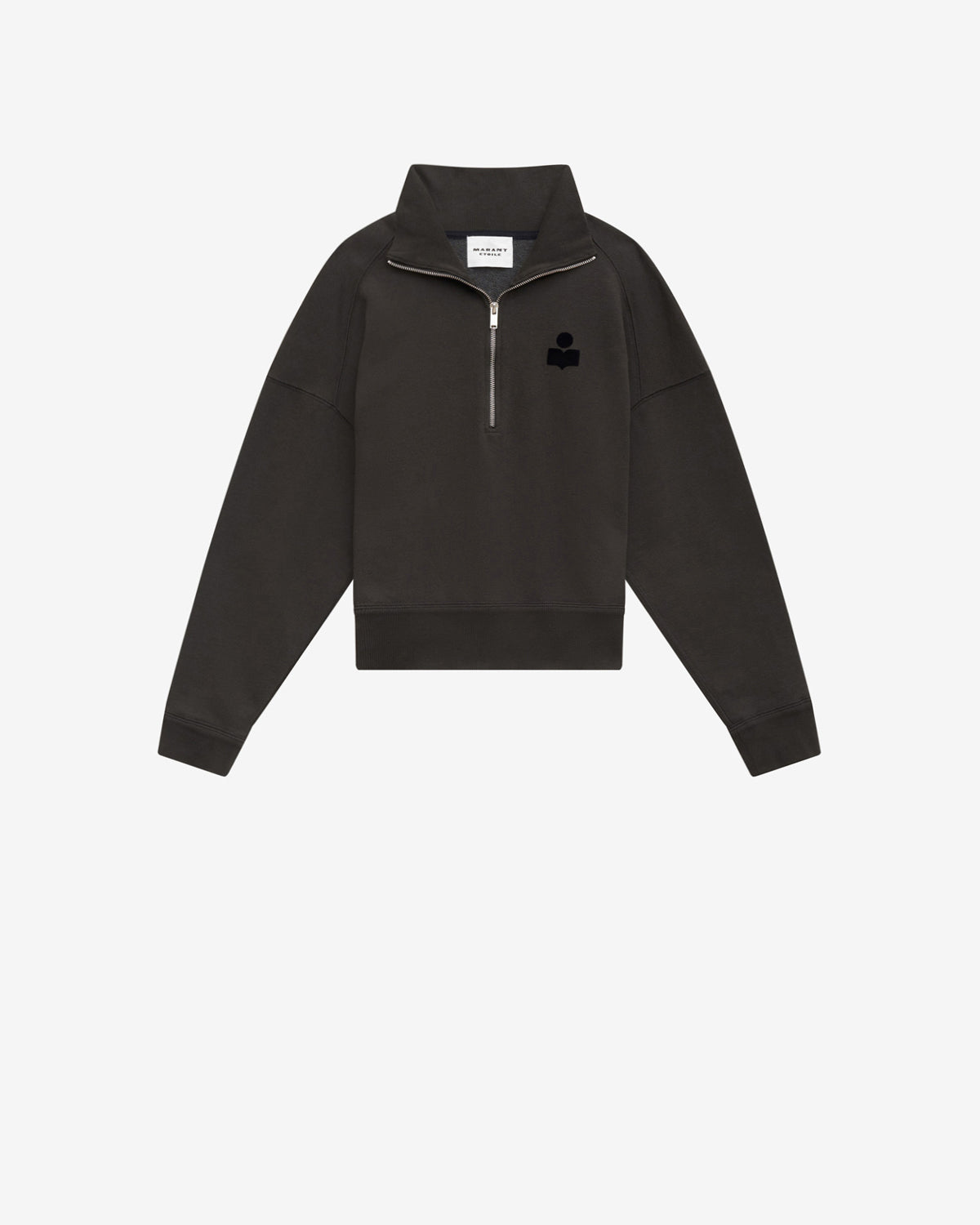 Sweatshirt ross Woman Noir délavé 1
