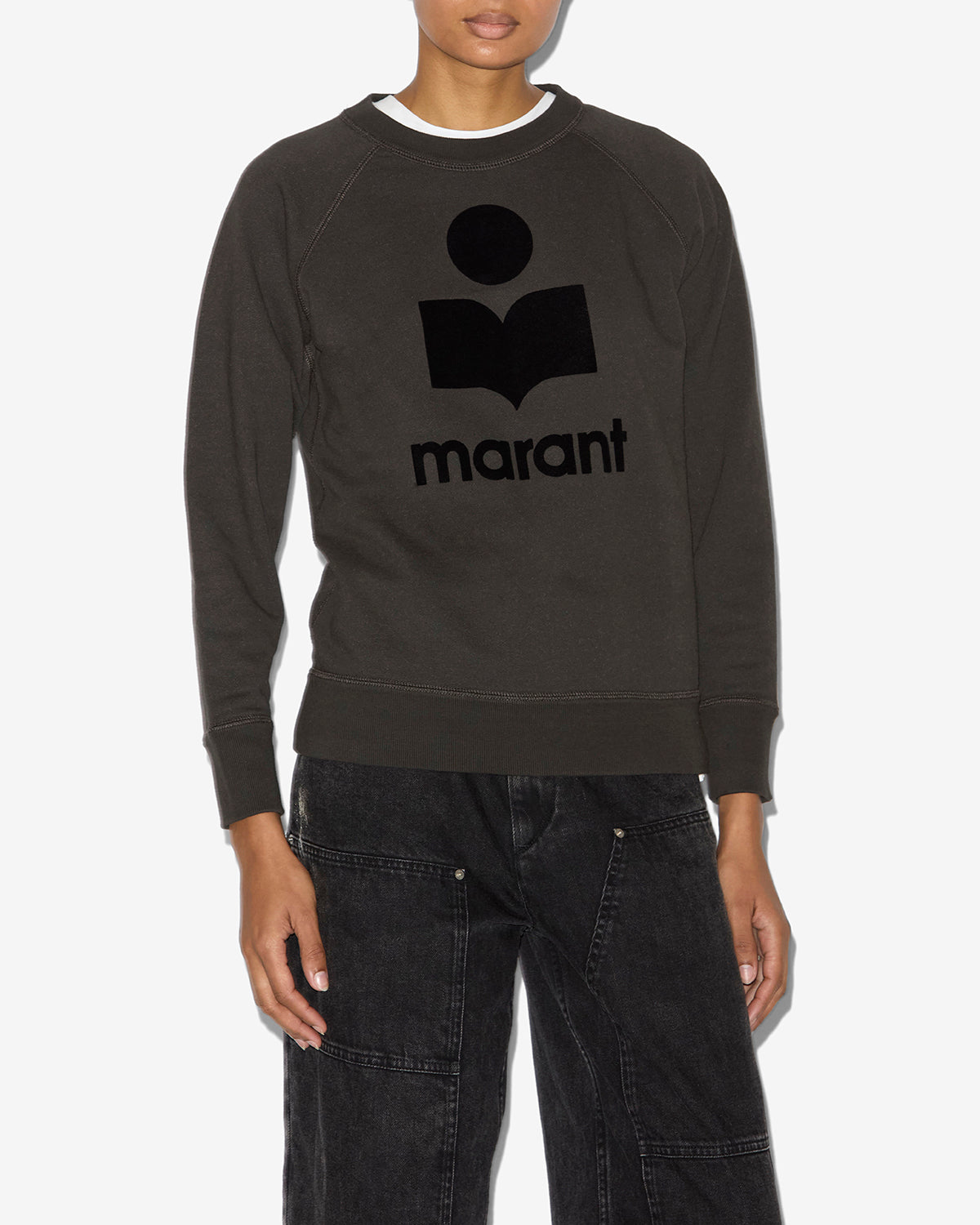 Sweatshirt millyny Woman Schwarz gewaschen 4