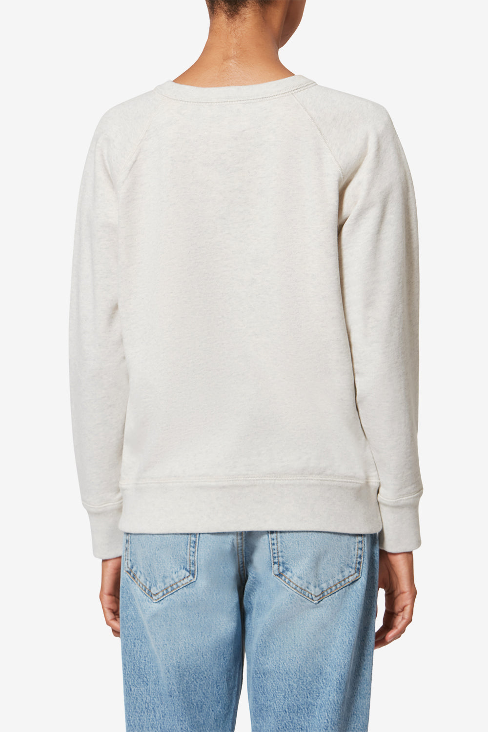 Millyny cotton sweatshirt with logo - Ecru-brown - Woman - 5