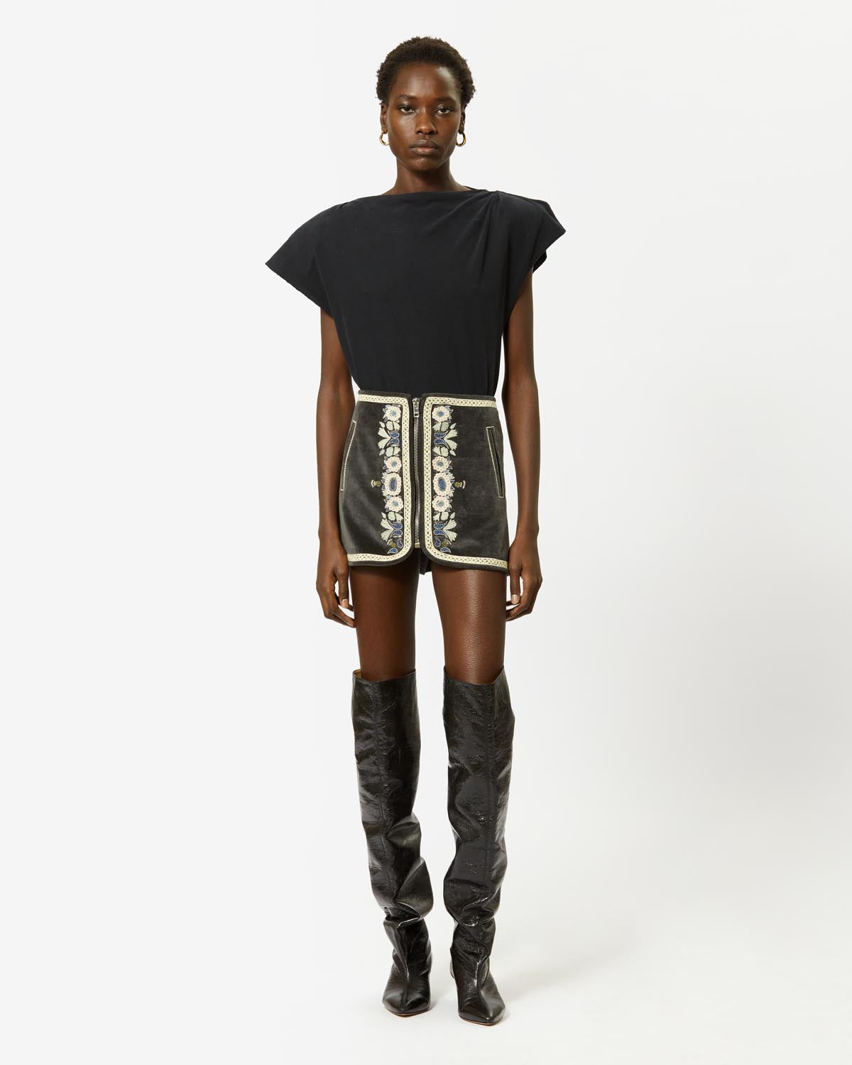 T-shirt sebani Woman Noir 10