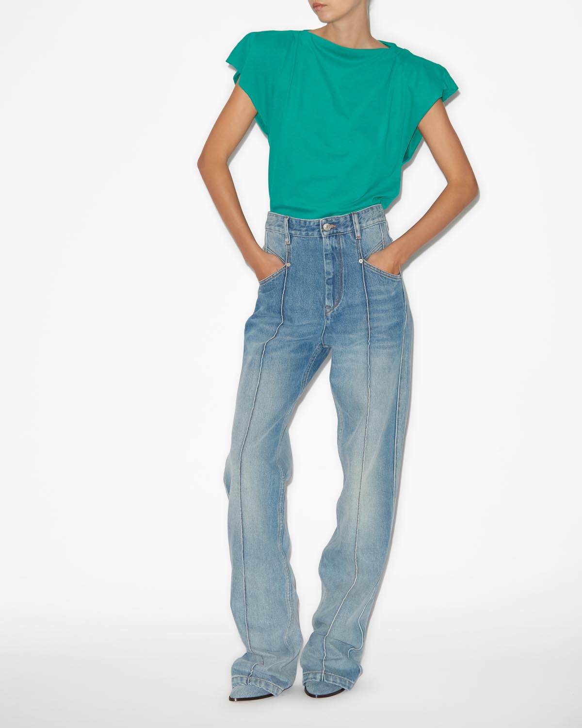 Sebani tee-shirt Woman Green 2