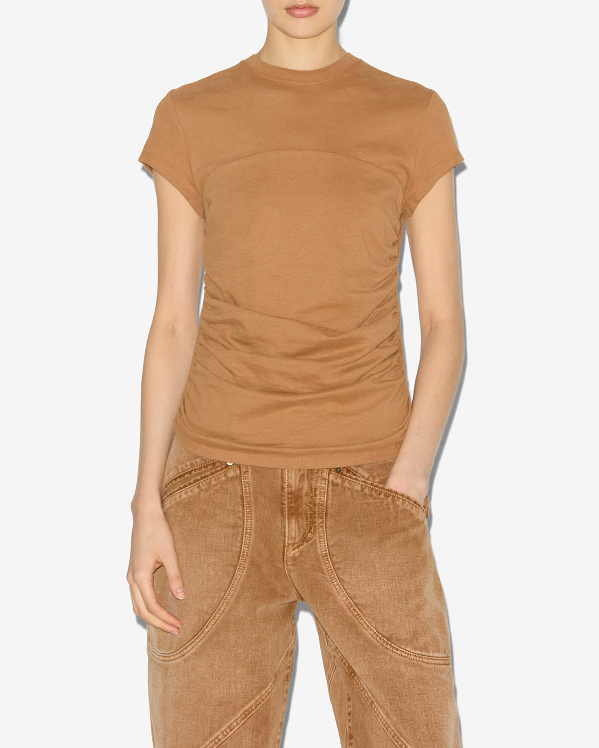 Camiseta maelie Woman Caramel 5