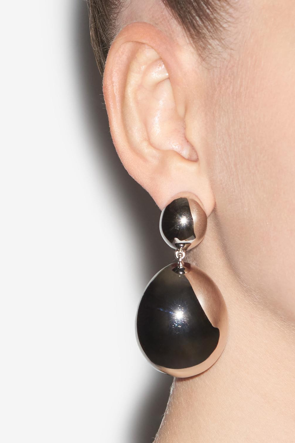 Awa pendant earrings - Silver - Woman - 2