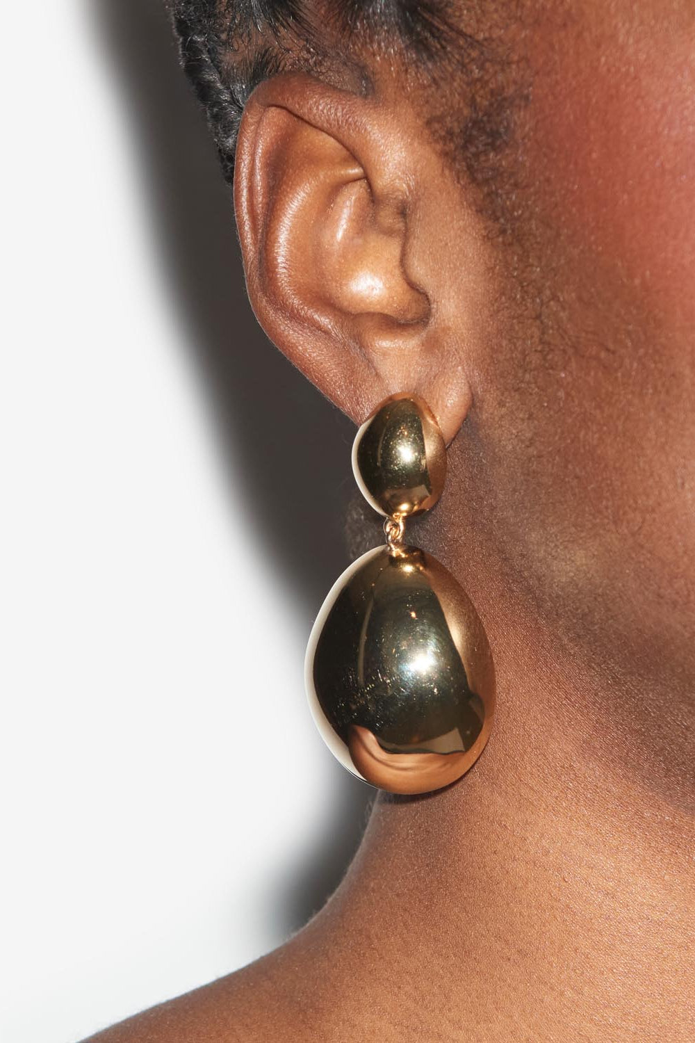 Awa pendant earrings - Gold - Woman - 2