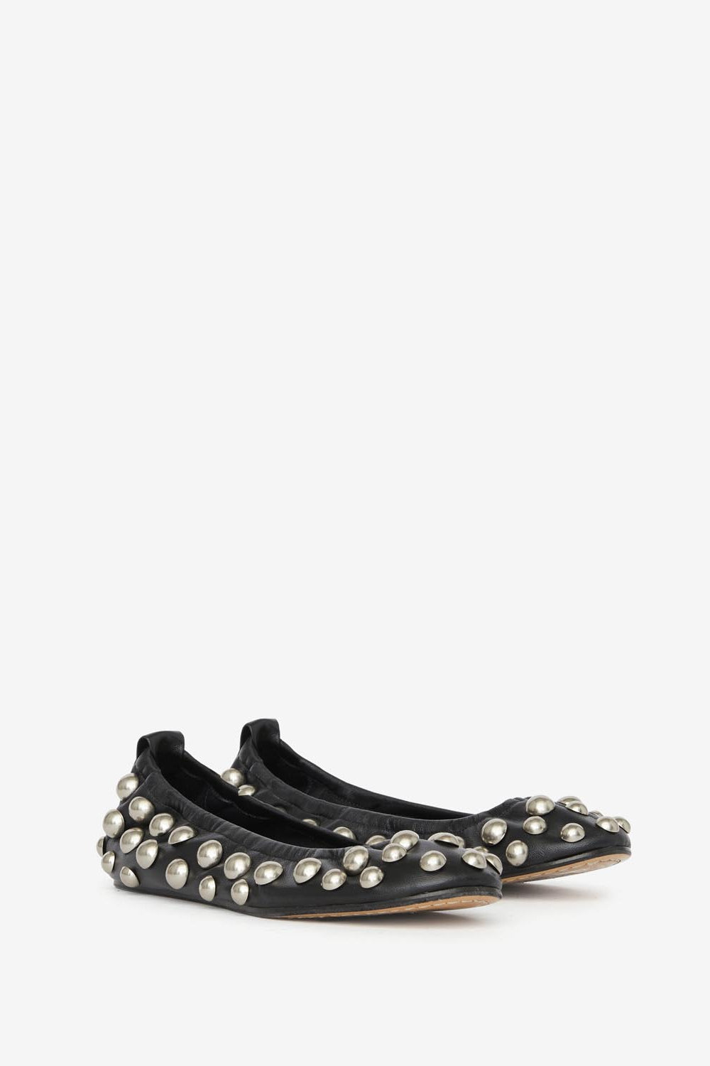 Belna studded ballet flats - Black - Woman - 3