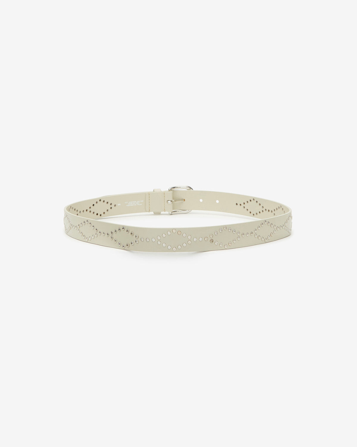 Liliana belt Woman Chalk-silver 2