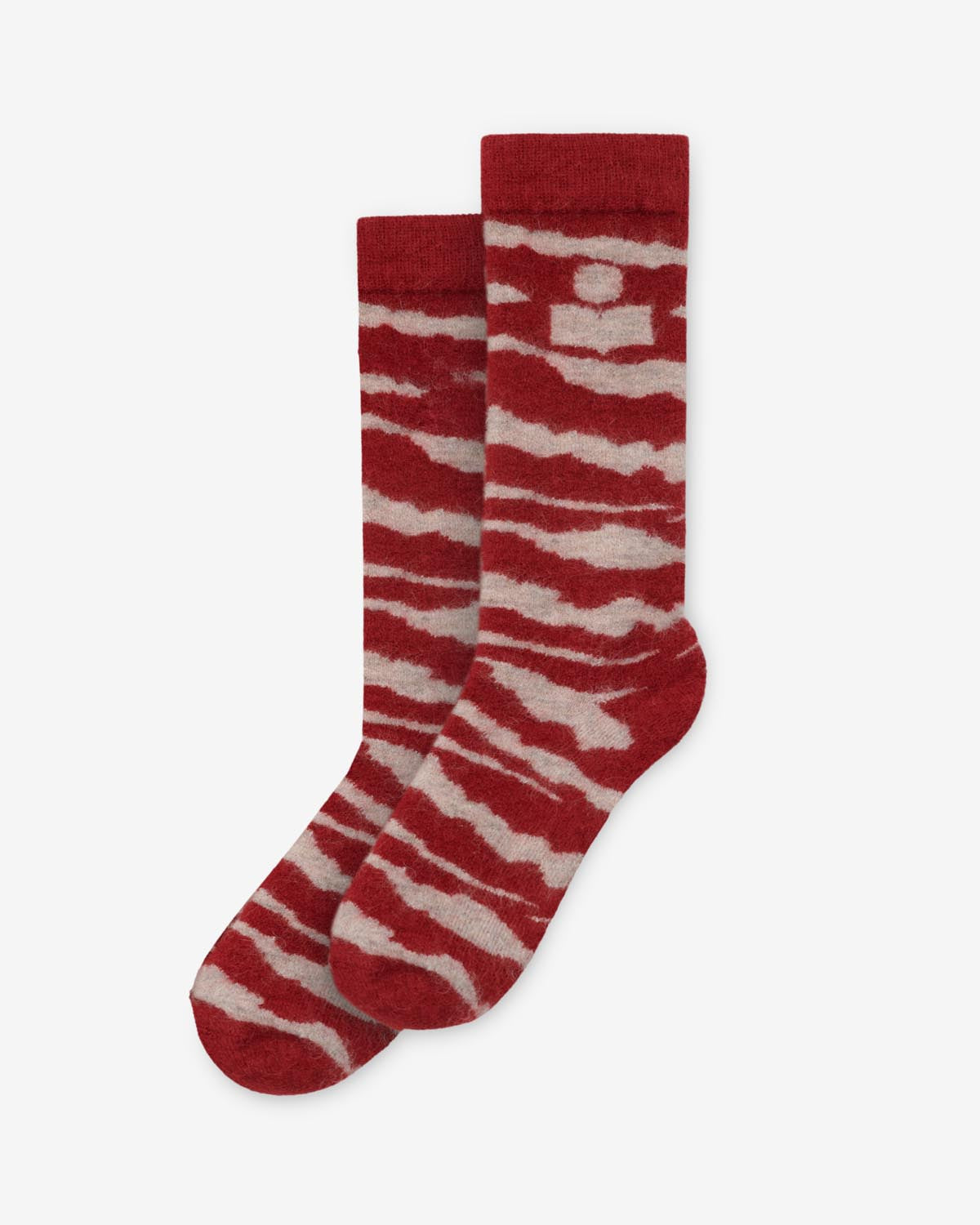 Chaussettes shona Woman Framboise-beige 1