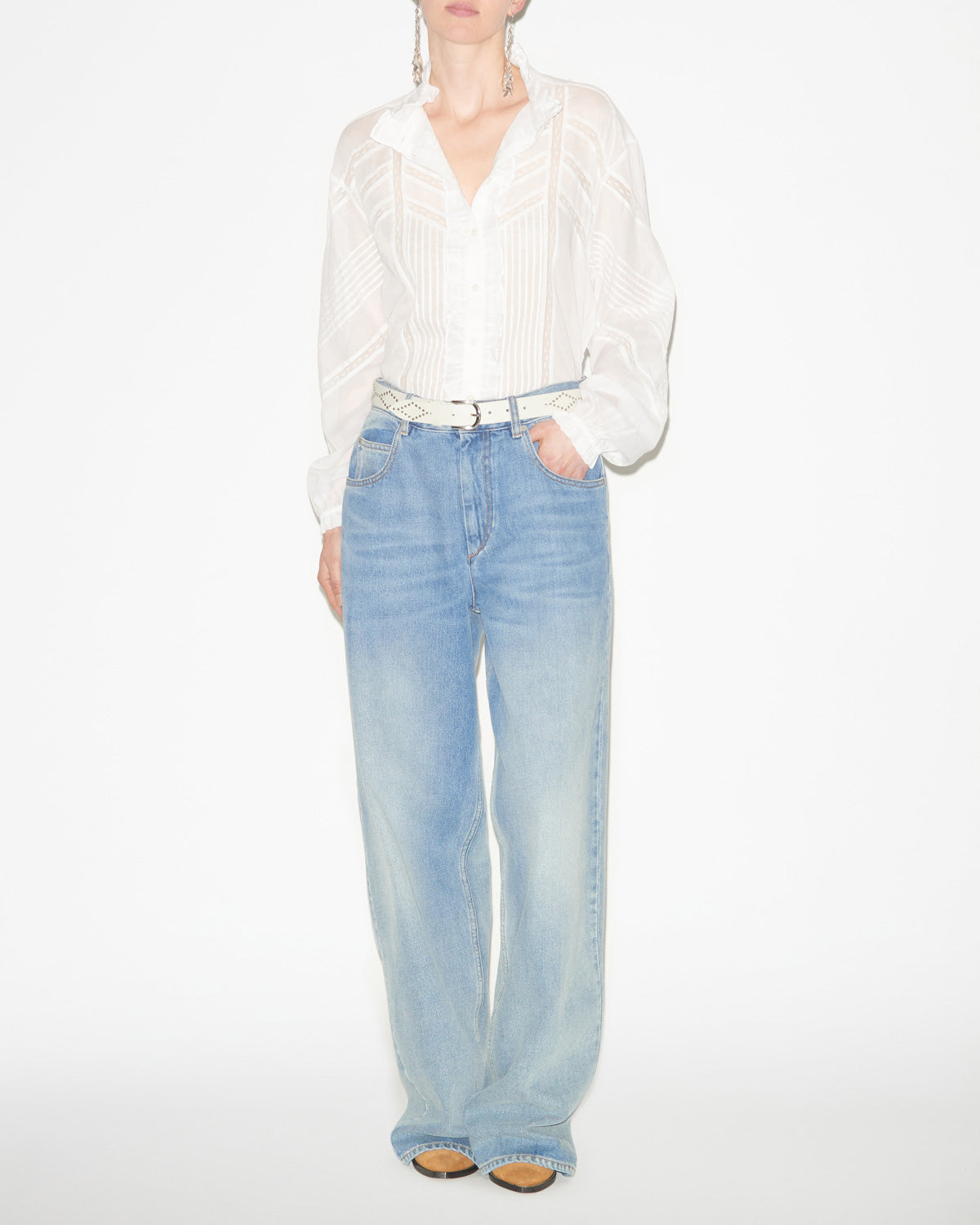 Blusa gaia Woman Bianco 4