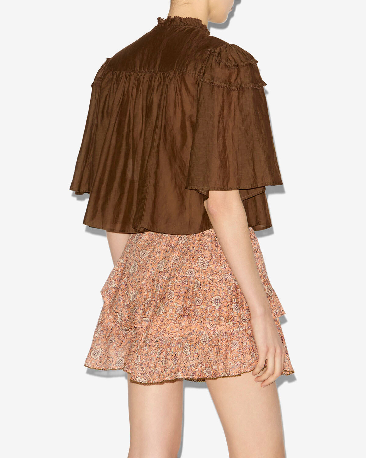 Top carmen Woman Dark khaki 3