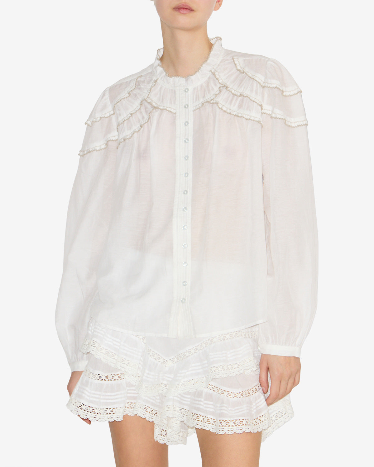 Christa blouse Woman White 4