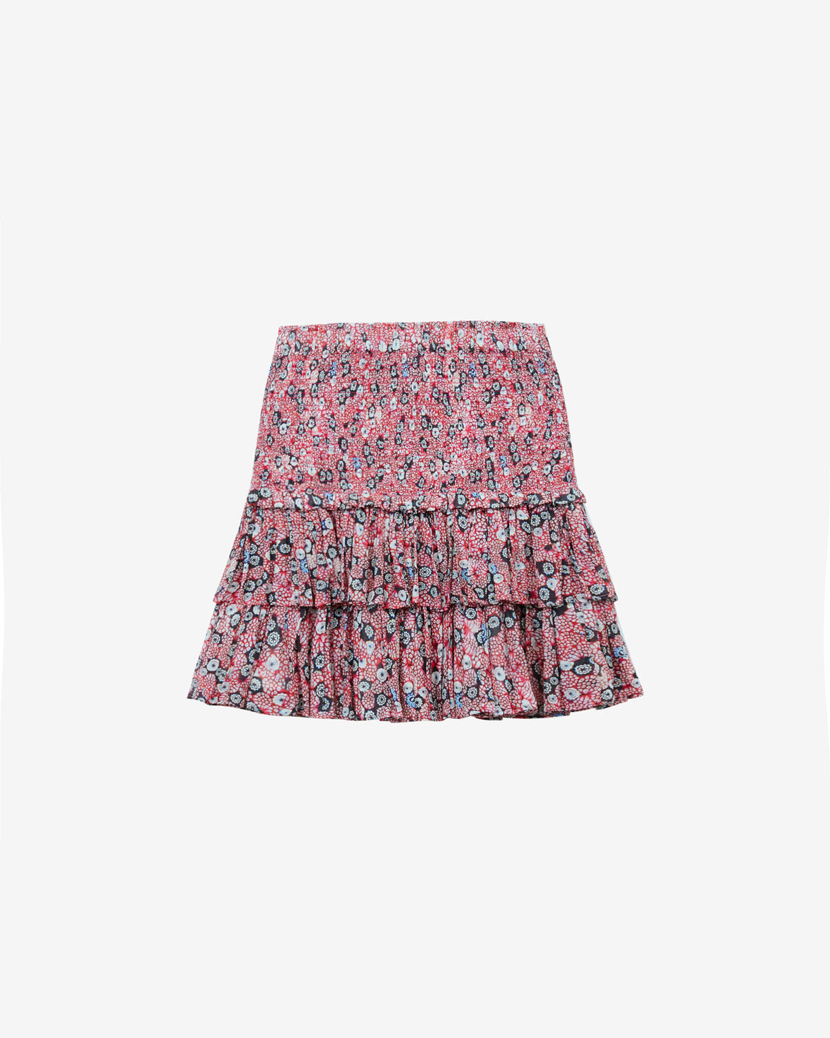 Naomi skirt Woman Raspberry-black 1