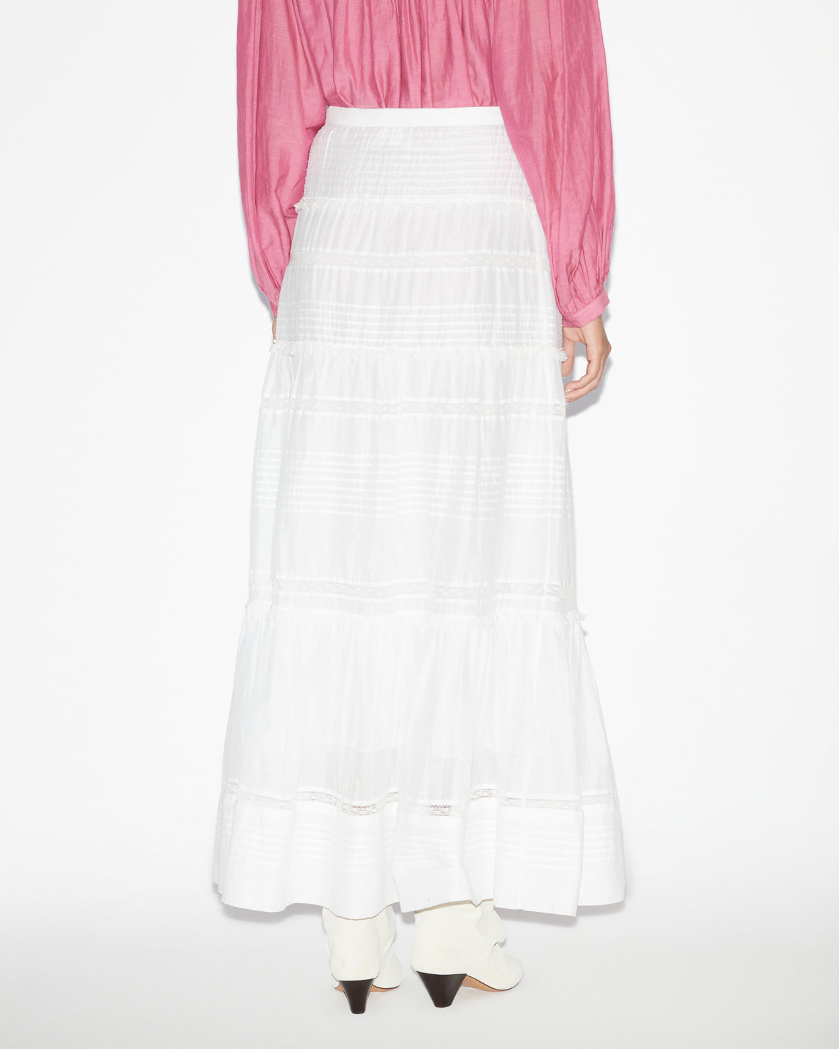 Jupe gihane Woman Blanc 3