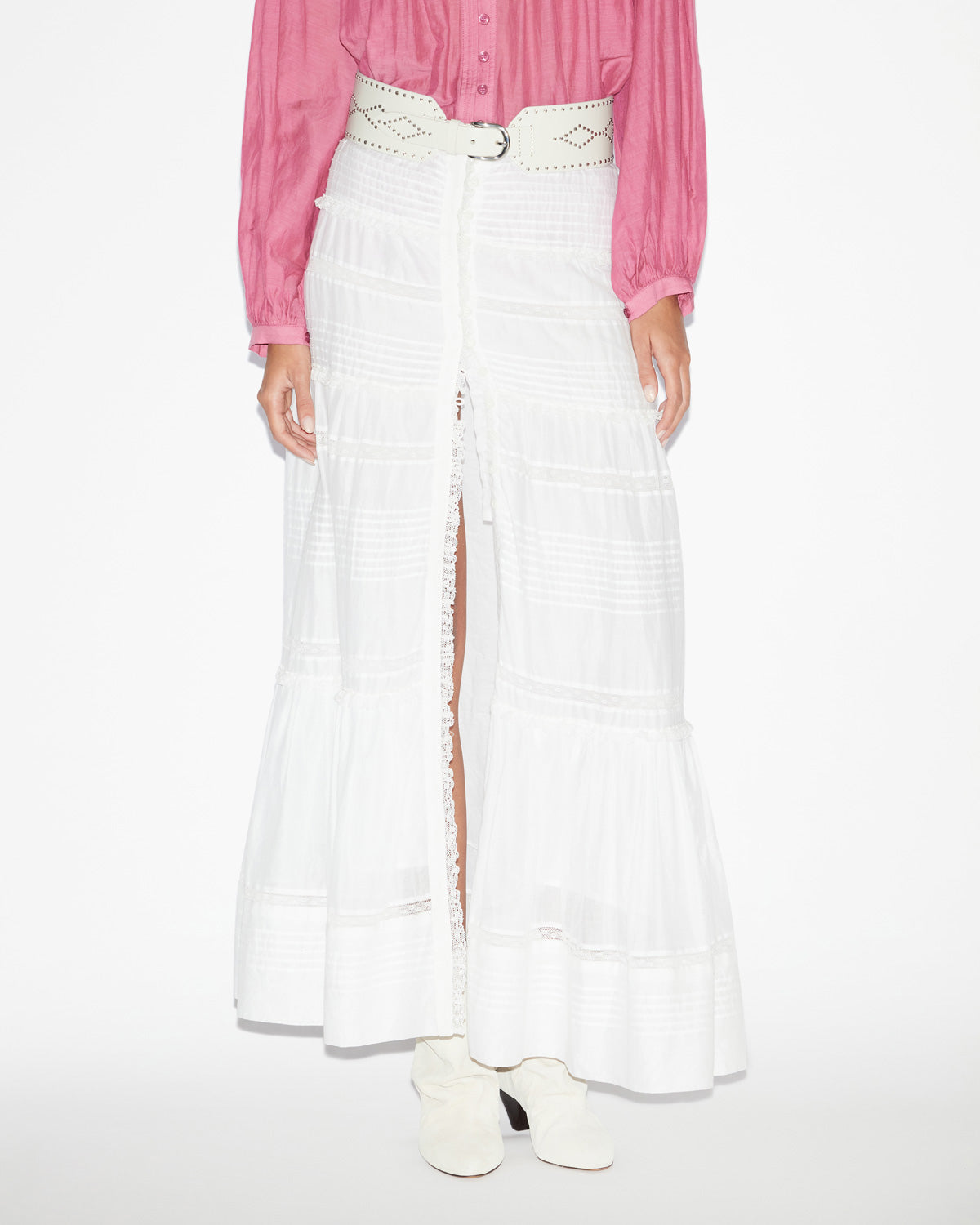 Jupe gihane Woman Blanc 5