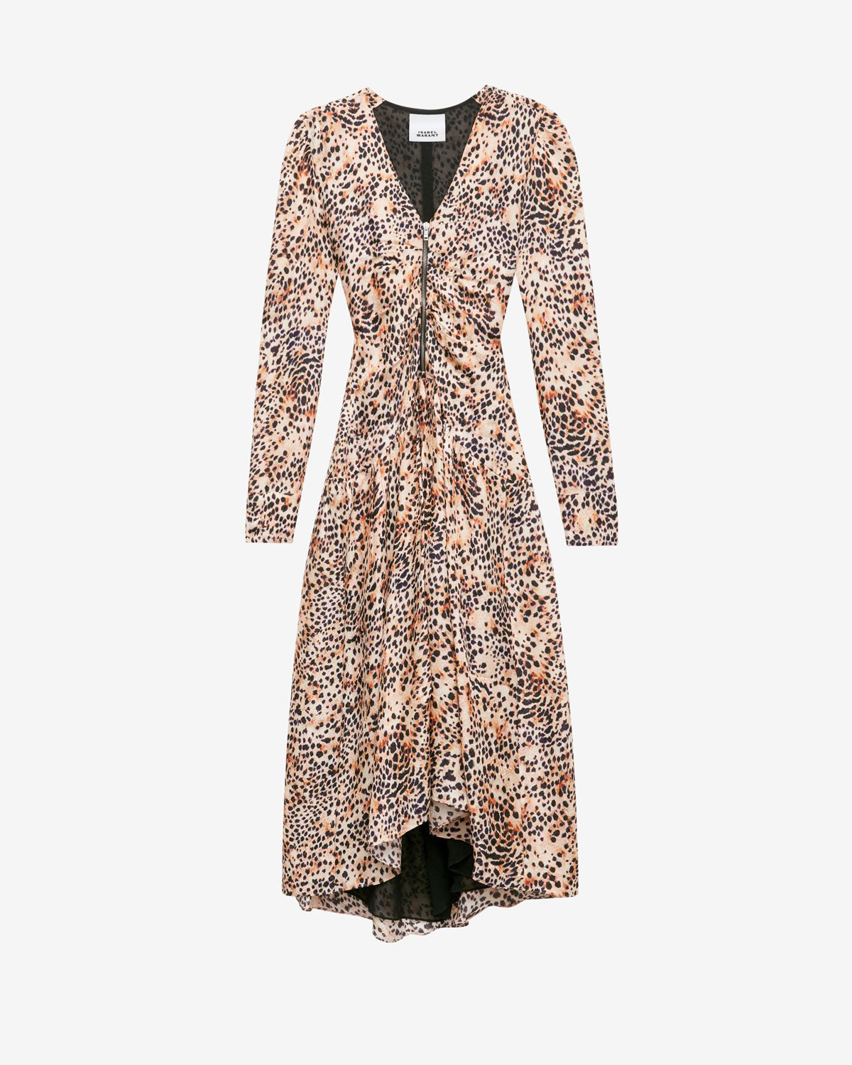 Isabel Marant Leopard Silk high quality Dress Size 2