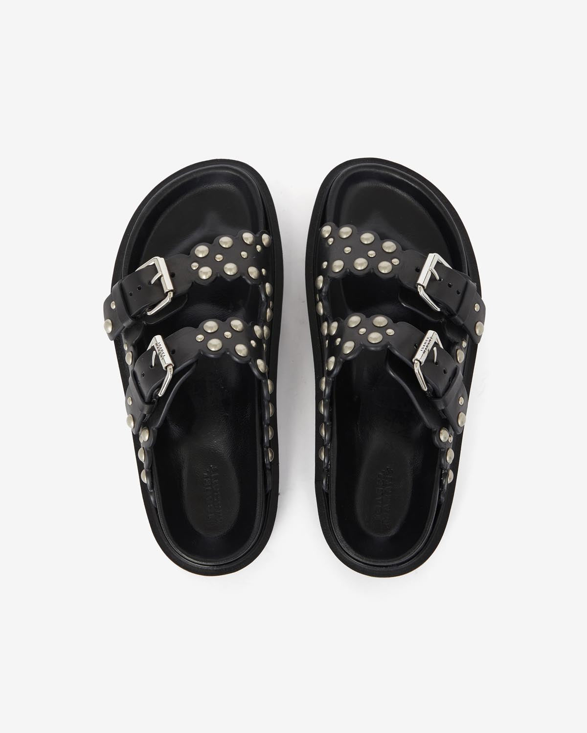 Sandalias lennya Woman Black and silver 2