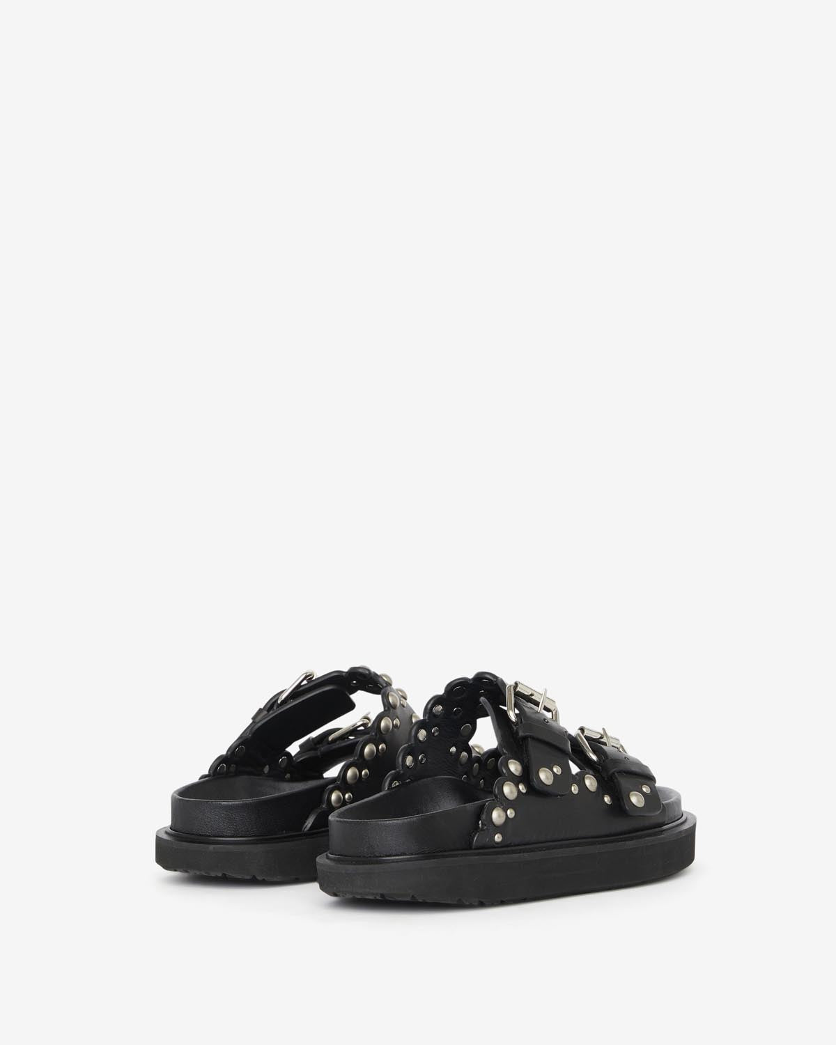 Sandalias lennya Woman Black and silver 3