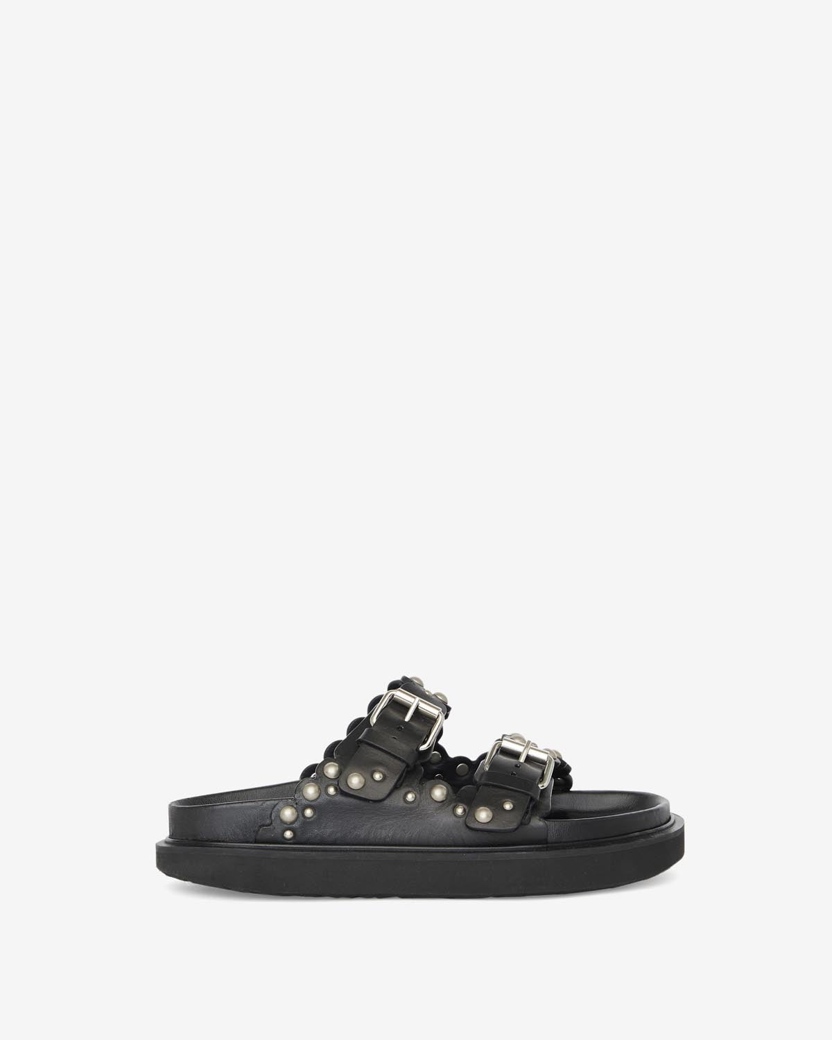 Sandalias lennya Woman Black and silver 1