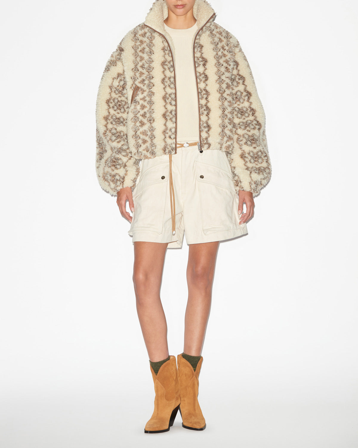 Jemmy shorts Woman Ecru 4