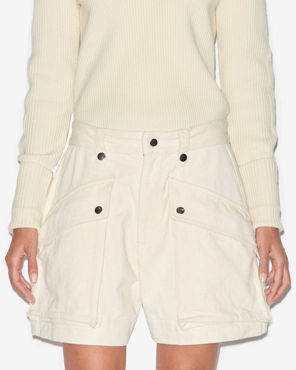 Jemmy shorts Woman Ecru 5