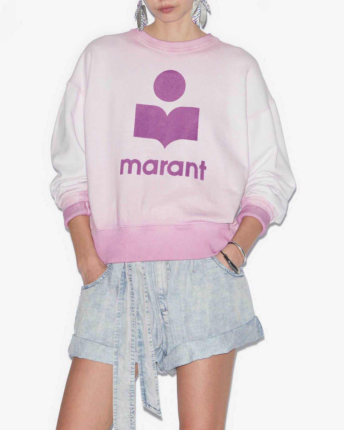 Mobyli sweatshirt Woman Lilac 5
