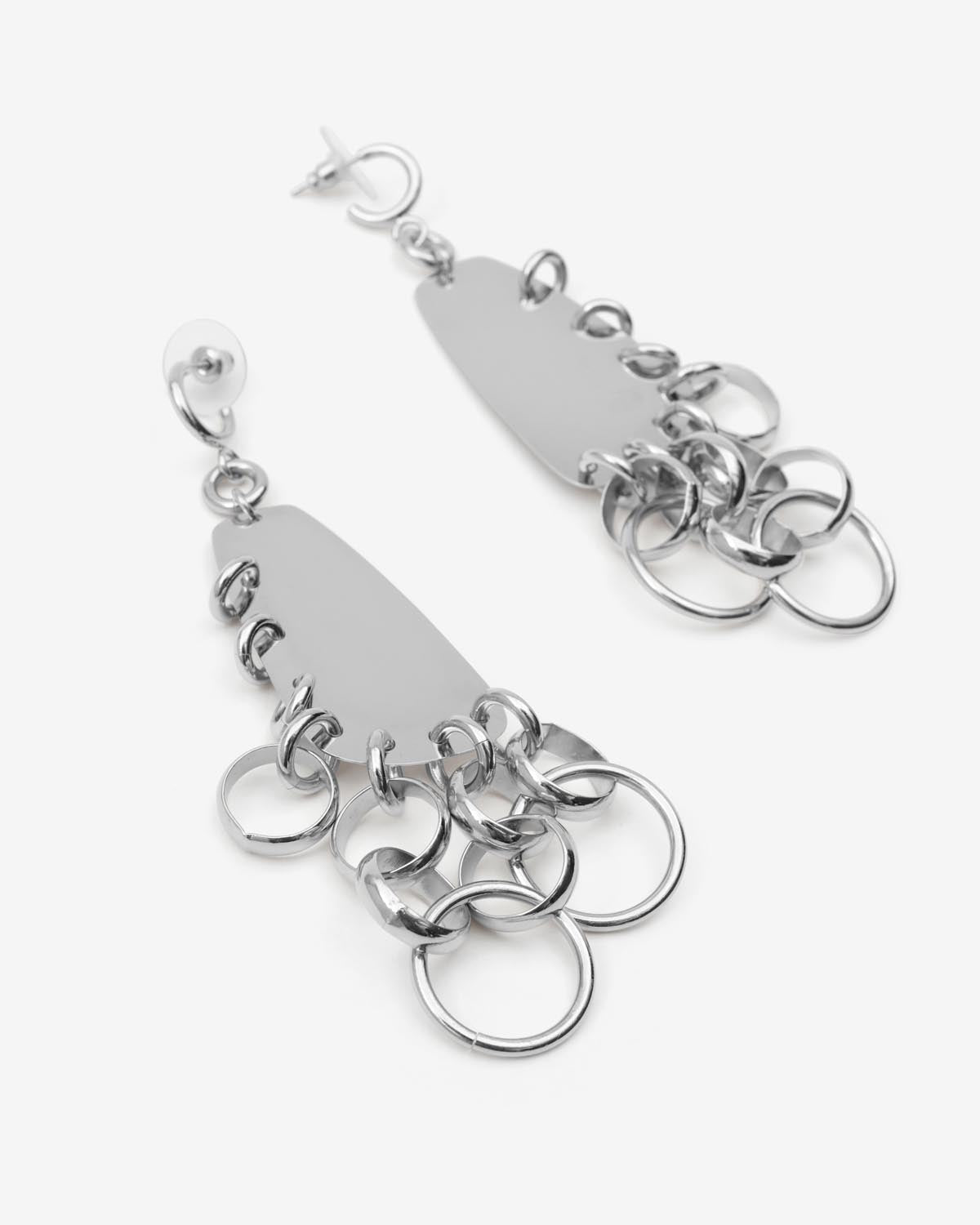 About a girl earrings Woman Silver 3