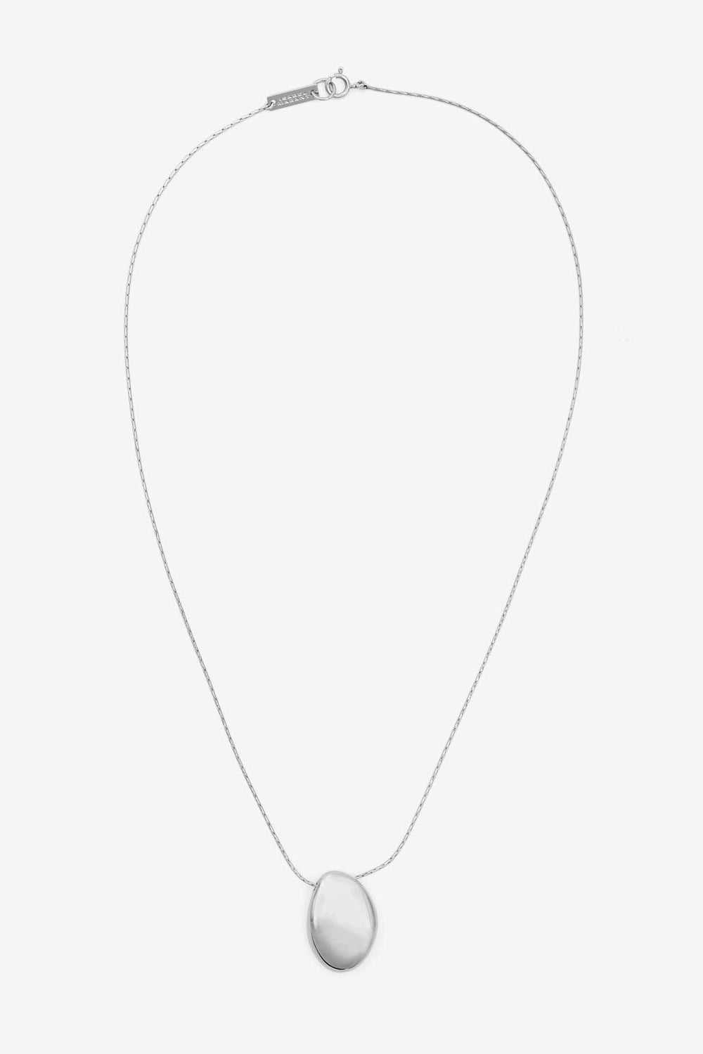 Collier pendentif en laiton argenté shiny day - Argent - Woman - 1