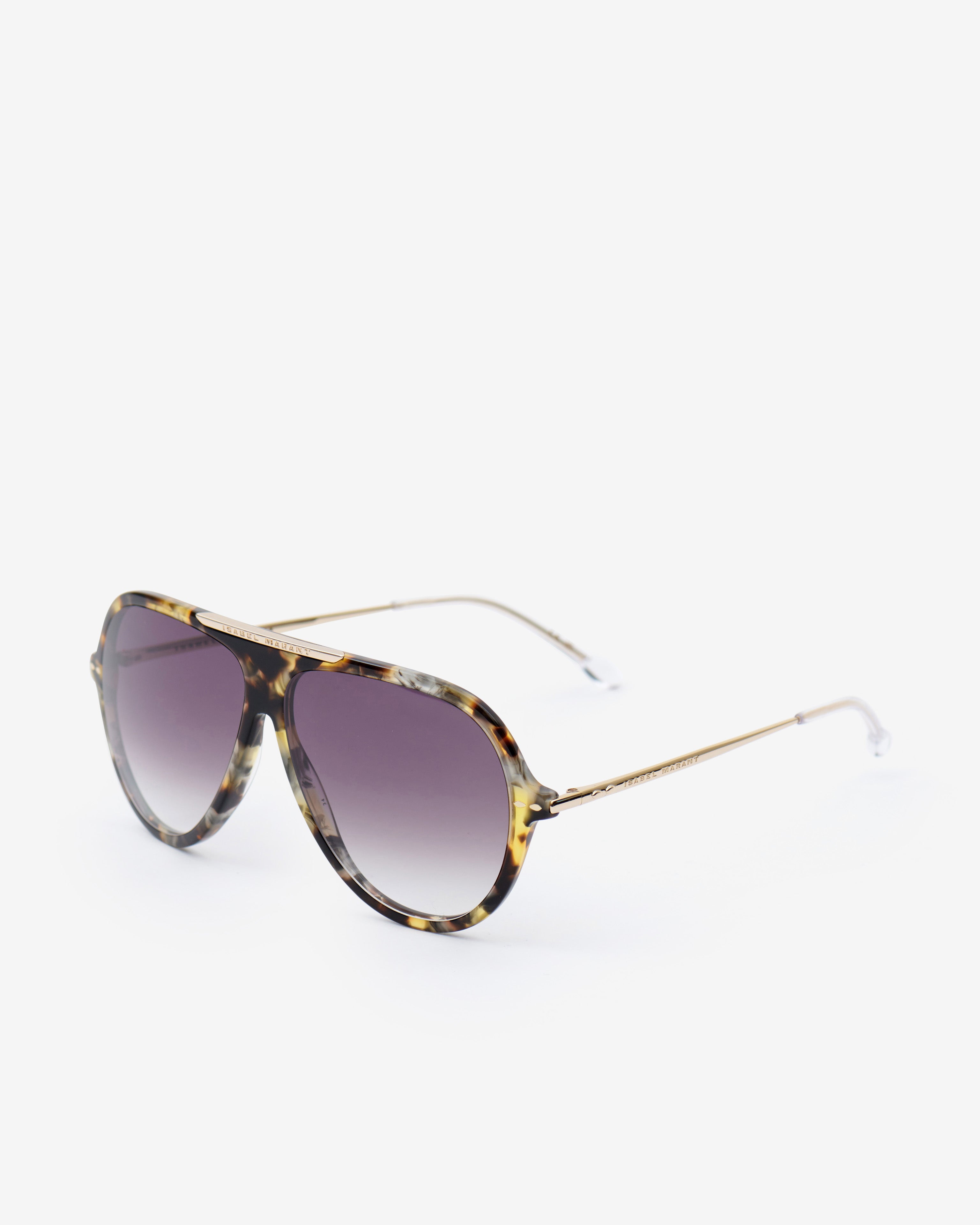 Hera sunglasses Woman Havana gold-green 2