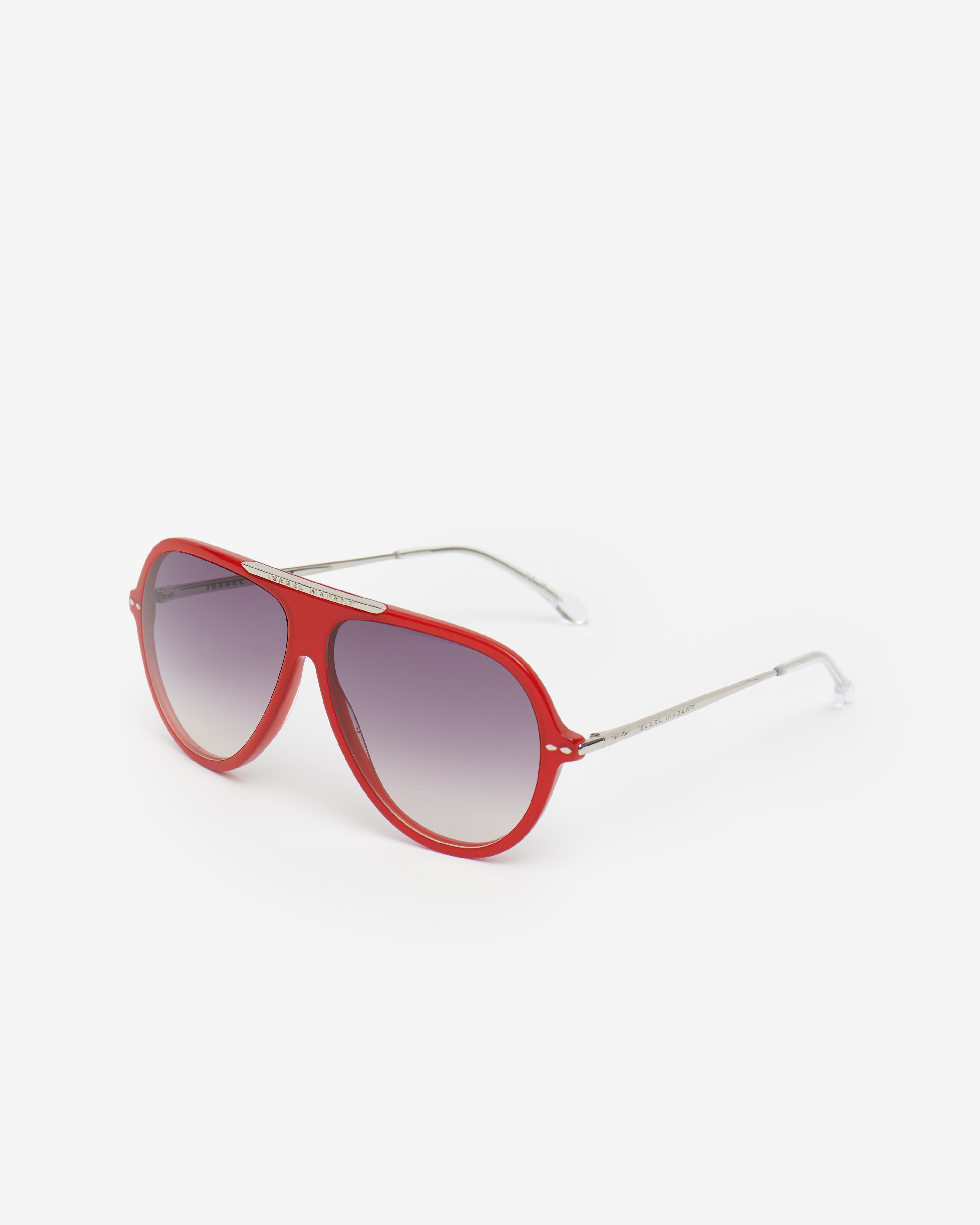 Lunettes de soleil hera Woman Rouge argenté-gris foncé 2