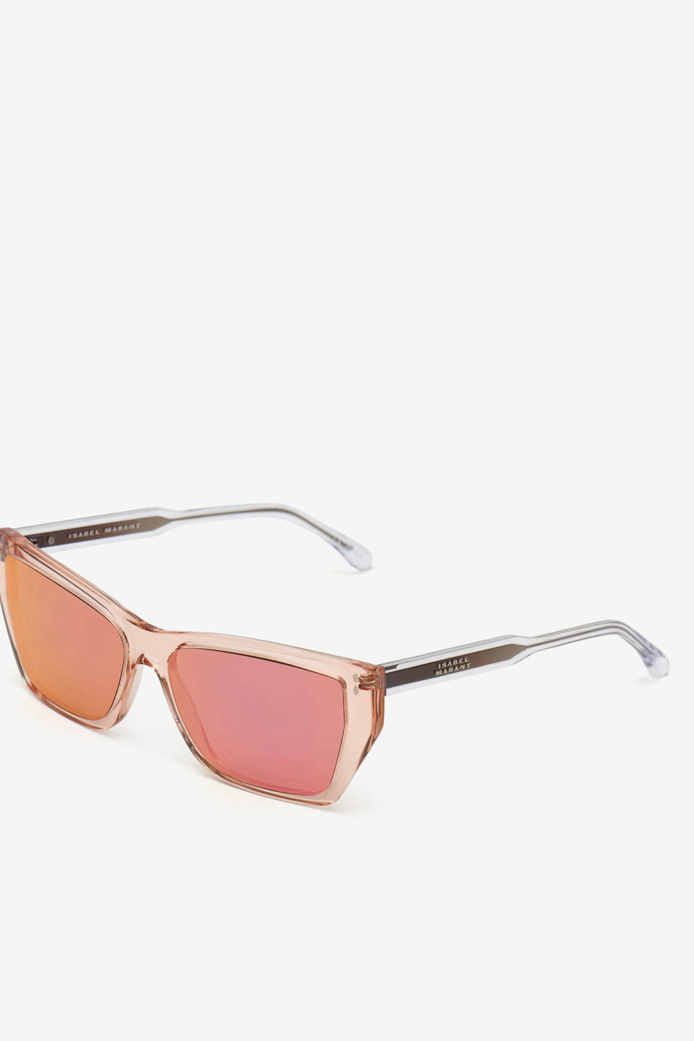 Lunettes de soleil rectangulaires tessa - Rose-marron - Woman - 4