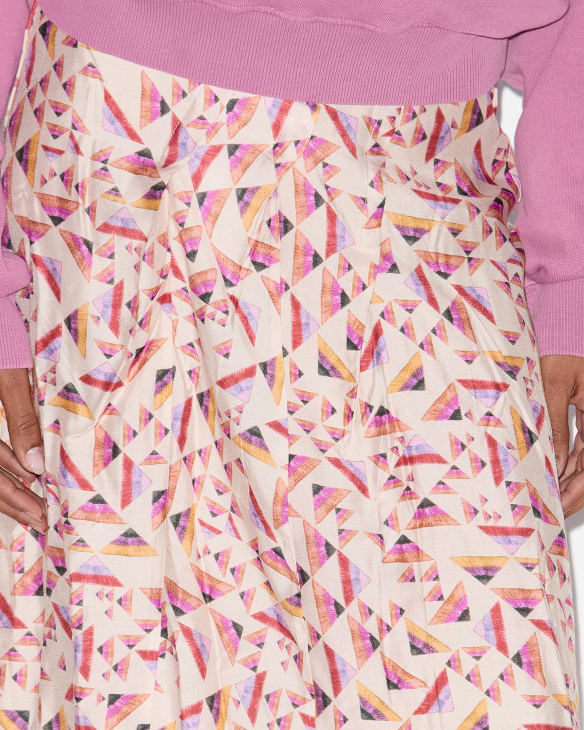 Cacia skirt Woman Ecru-multicolore 2