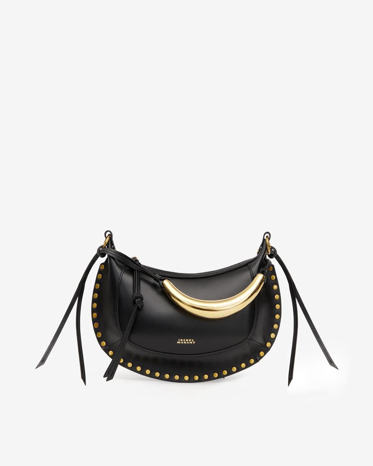 Oskan moon バッグ Woman Black and gold 1