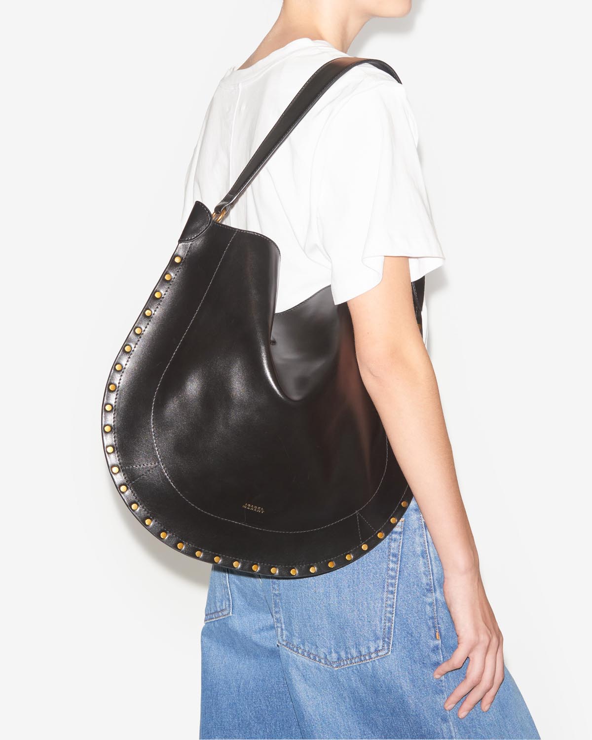 Tasche oskan hobo soft Woman Schwarz 5