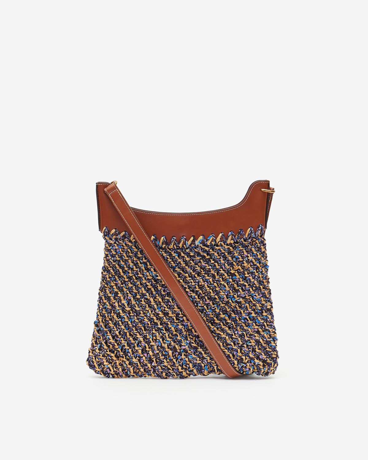 Borsa amalfi intrecciata a mano Woman Viola 3
