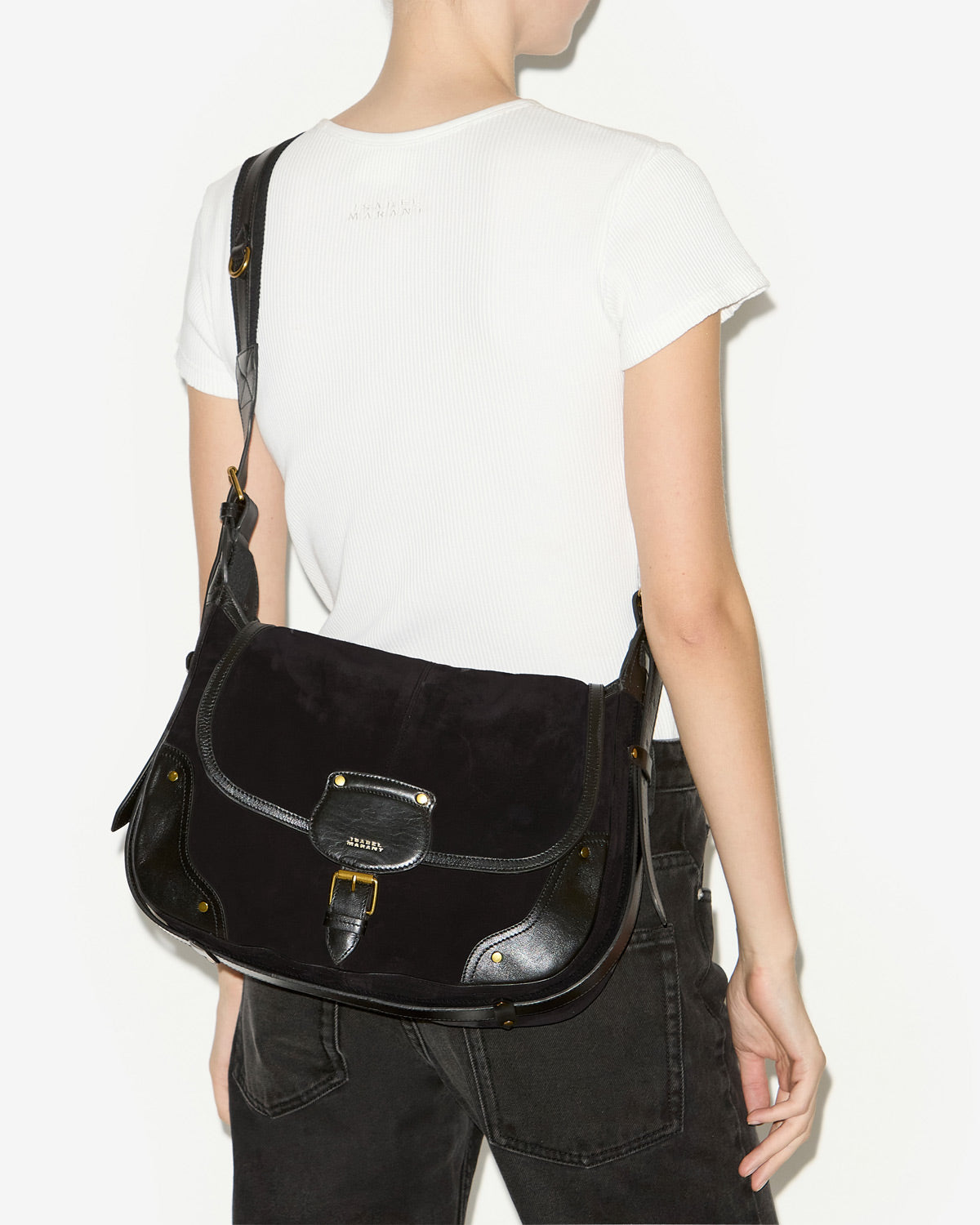 Borsa sierra Woman Nero lavato 7