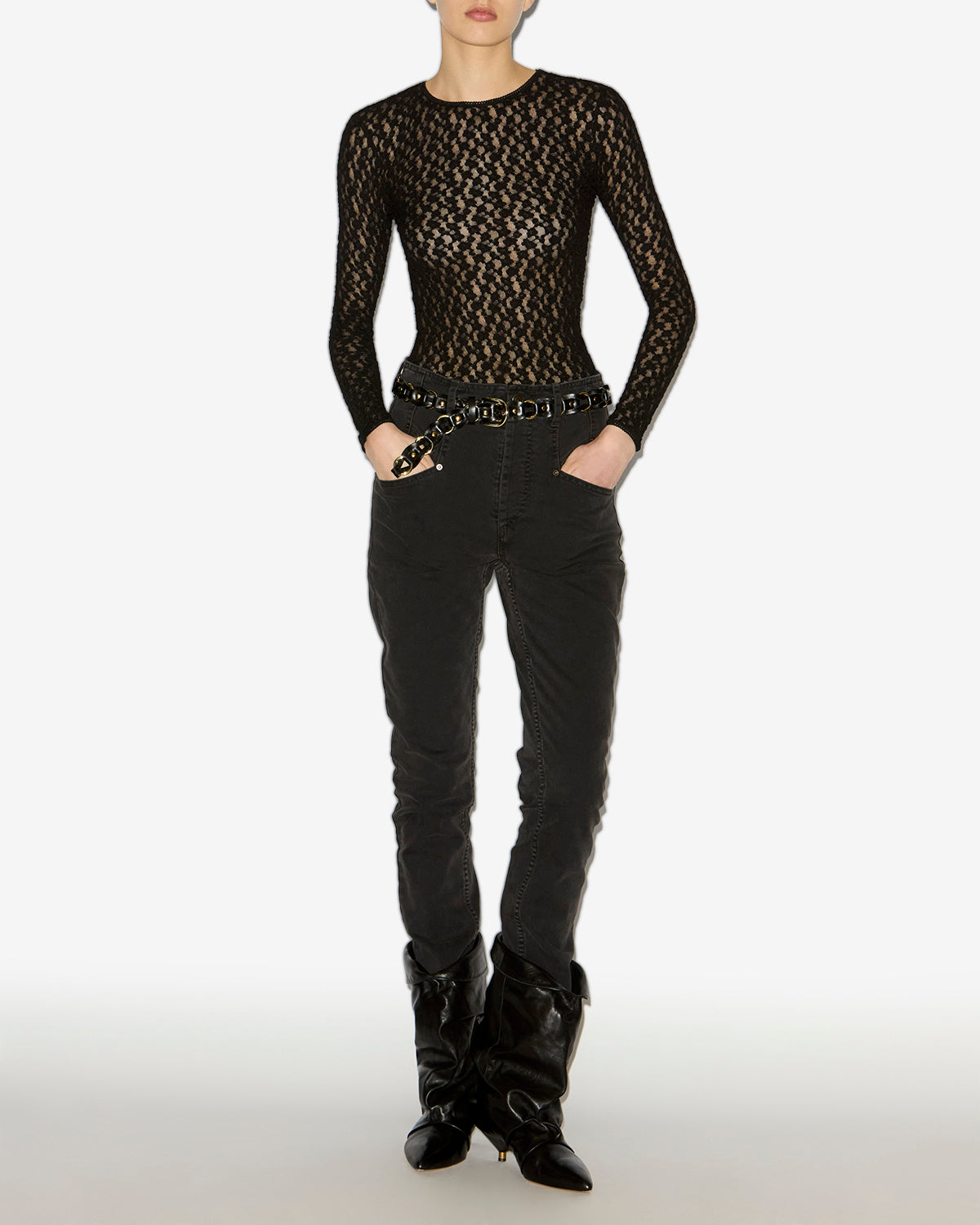 Bali ベルト Woman Black and gold 5