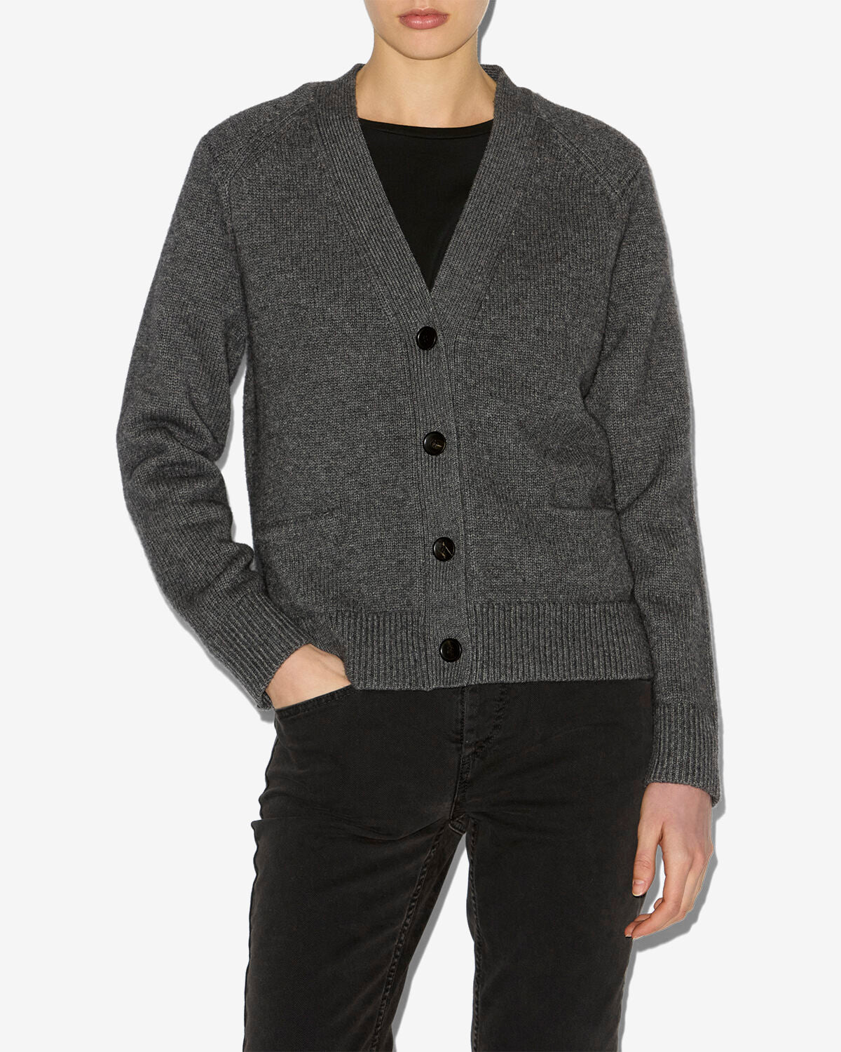 Cardigan brat Woman Anthracite 5