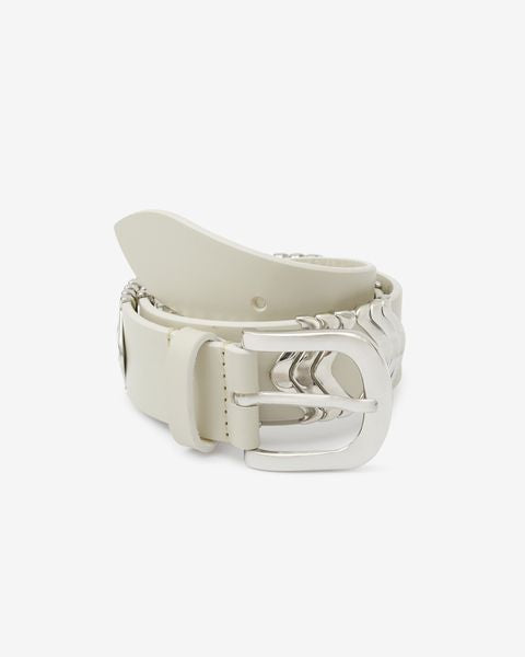 Tehora belt Woman Chalk-silver 9