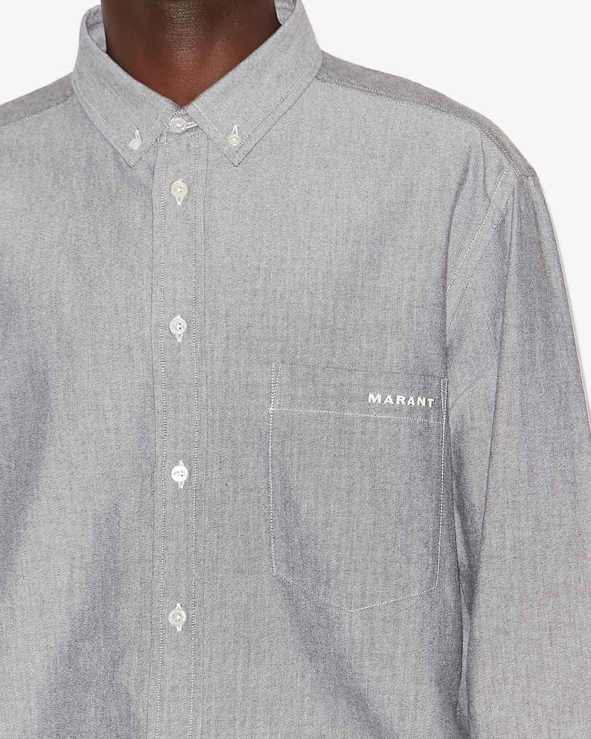 자솔로 셔츠 Man Anthracite 2