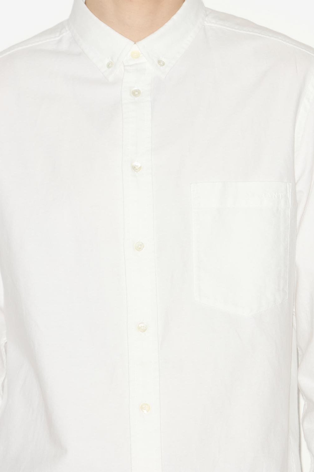 Chemise oxford en coton jasolo - Blanc - Man - 3