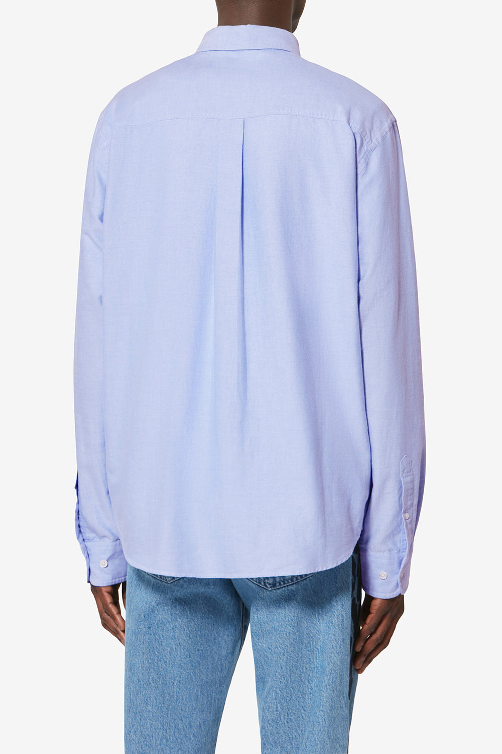 Chemise oxford  en coton jasolo - Bleu - Man - 5