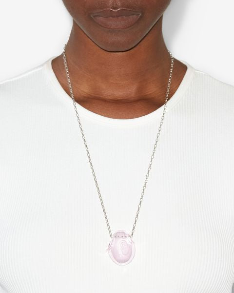 Halskette bubble Woman Light pink-silver 2