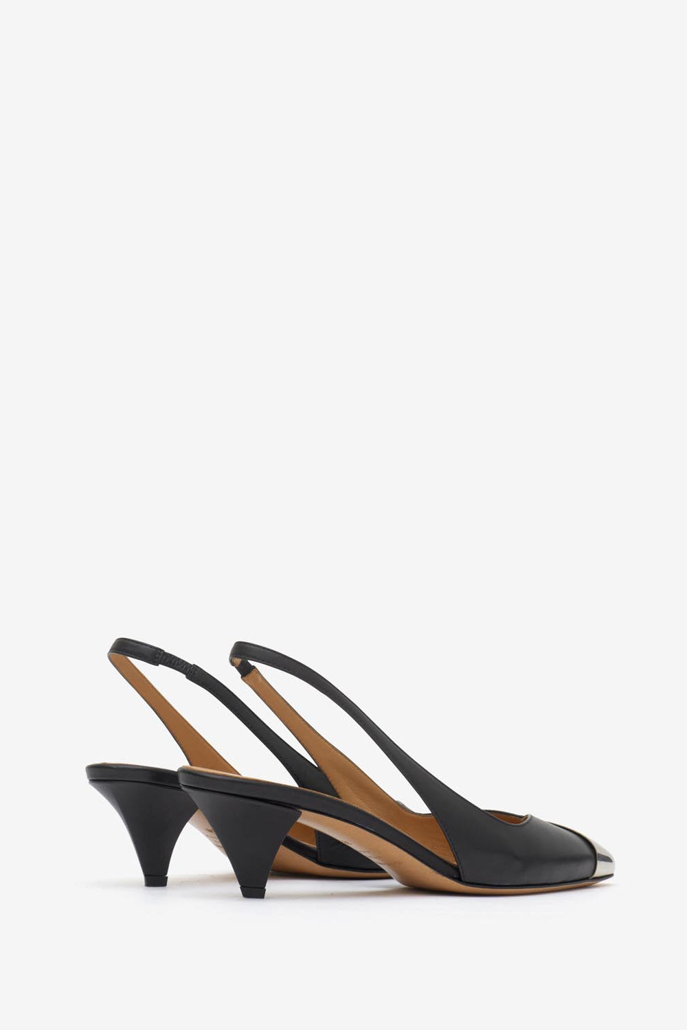 Elina smooth leather pumps - Black - Woman - 5