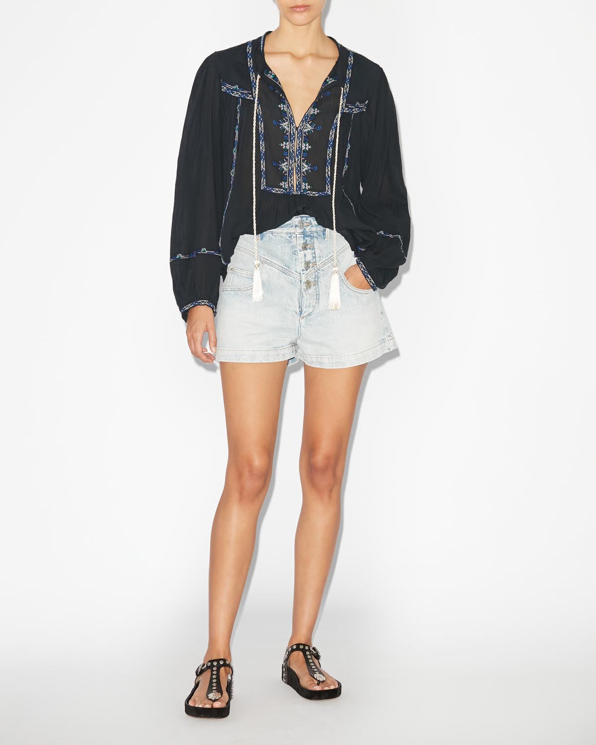 Silekia top Woman Negro 4