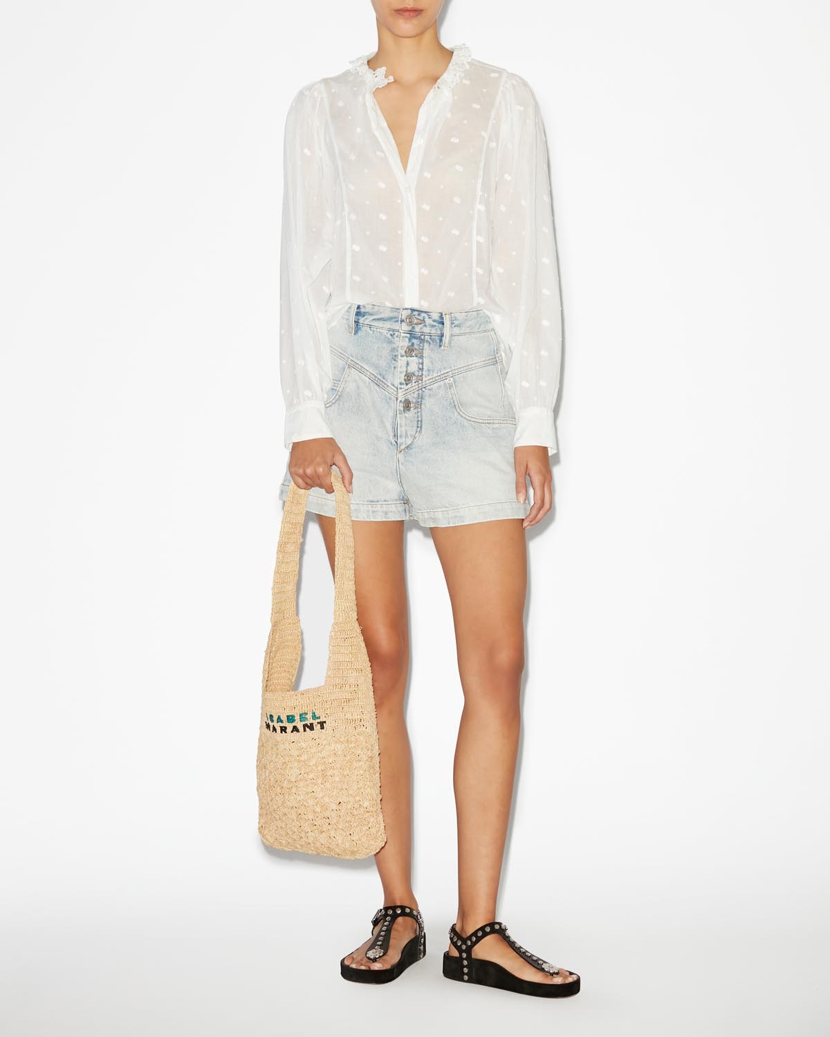 Terzali bluse Woman Weiß 4
